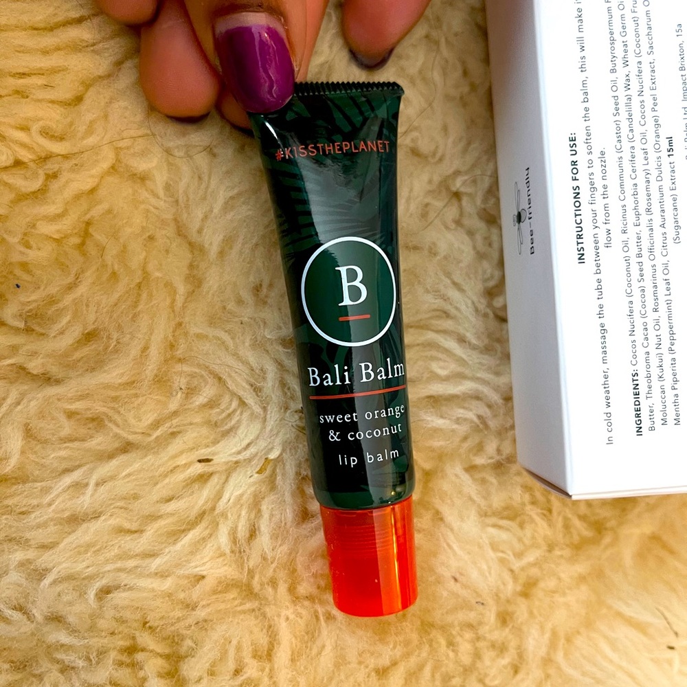 Sweet Orange and Coconut Lip Balm